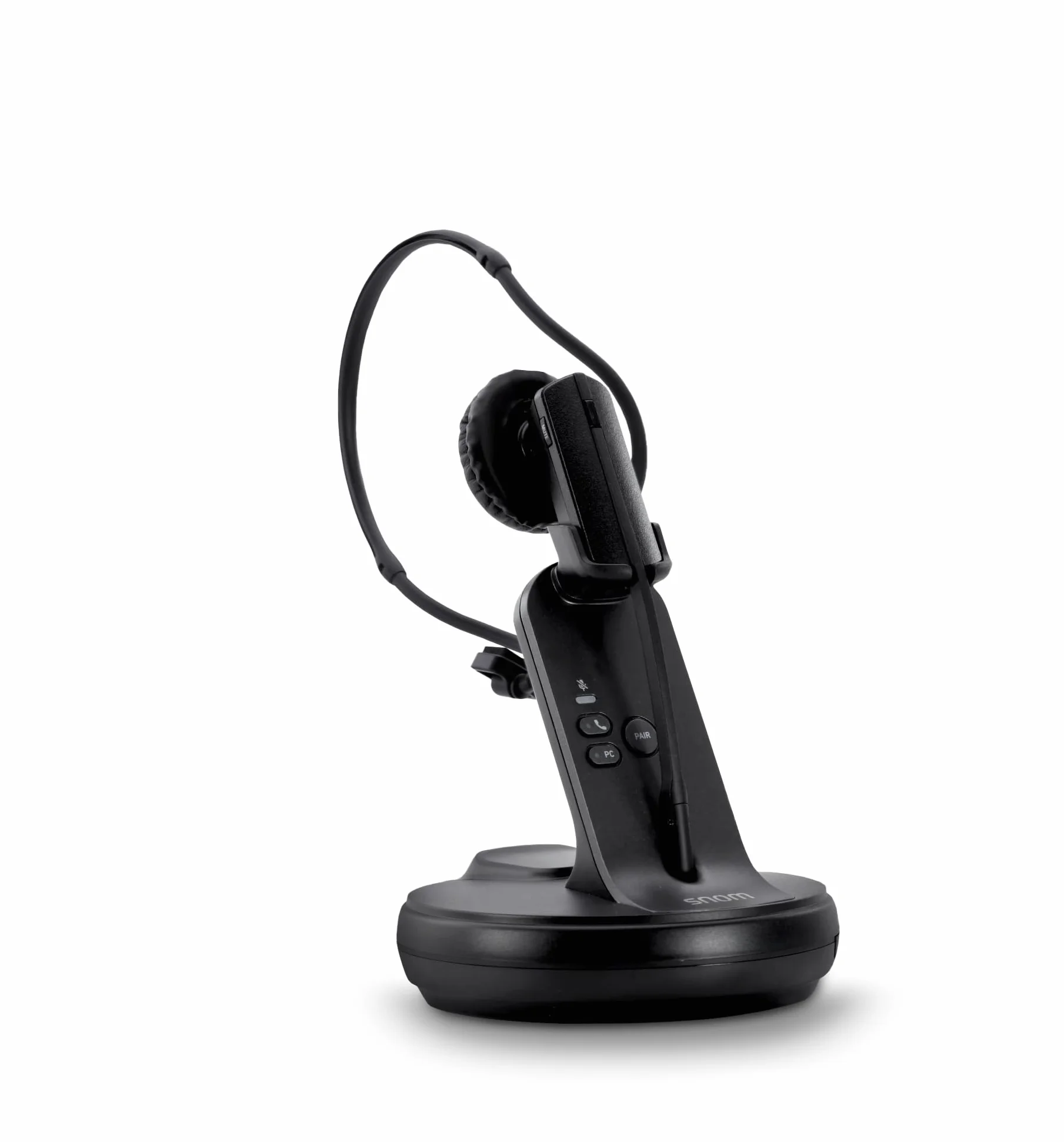 Snom Fritzbox 7590 Ax - Cuffie cordless compatibili con microfono, cuffie senza fili, telefono senza fili, 2 pezzi, cancellazione del rumore, portata 50 m