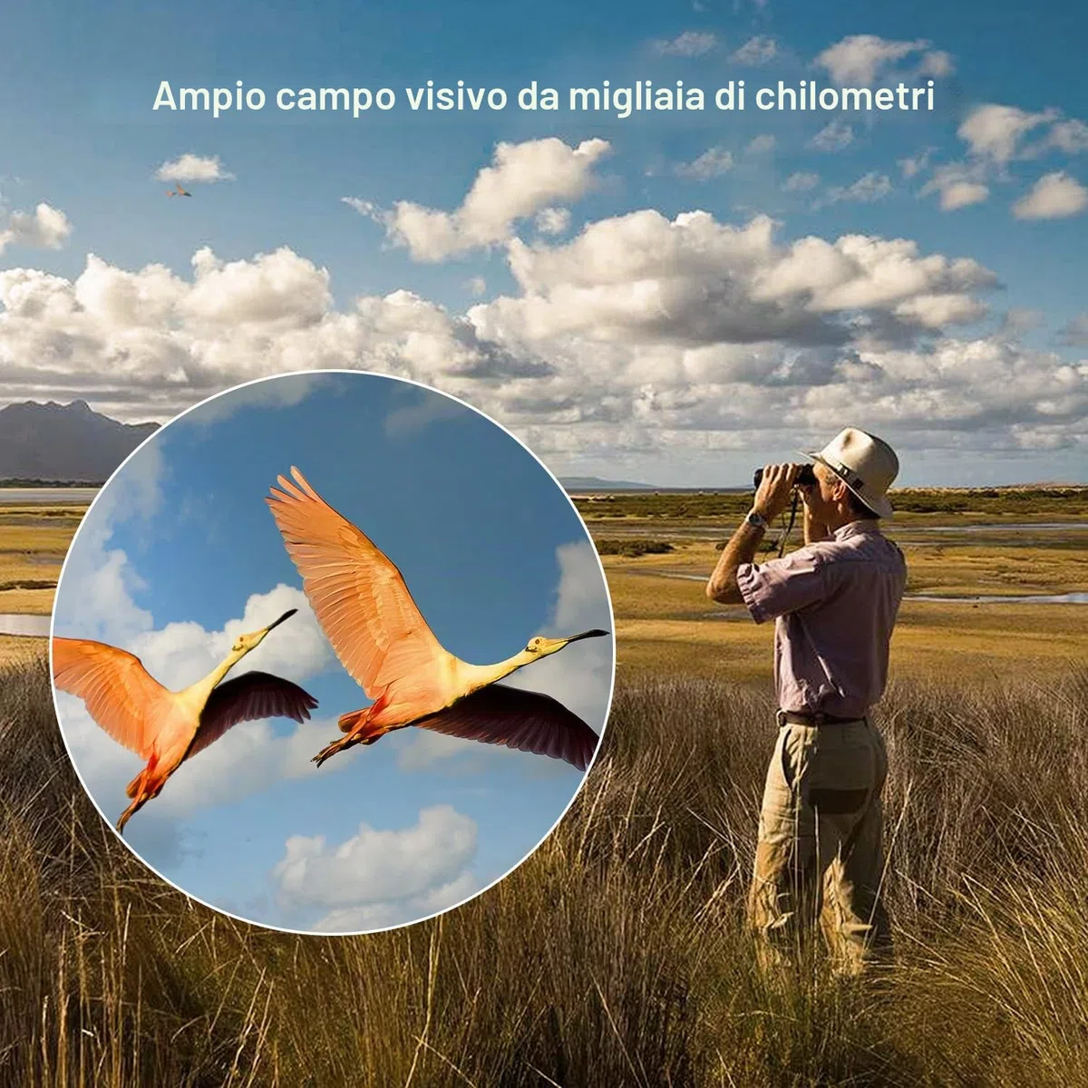 Usogood Professional 12 x 50 Binocolo per Adulti- Prismi BaK4 e Lente FMC, Potente Binocolo per Birdwatching, Caccia, Escursionismo con Adattatore per Treppiede