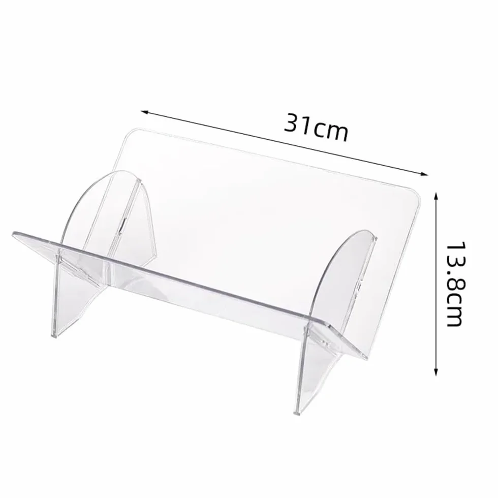 Porta dischi vinile Scaffale for dischi CD Album for Espositore for trasparente Portadischi(Transparent)