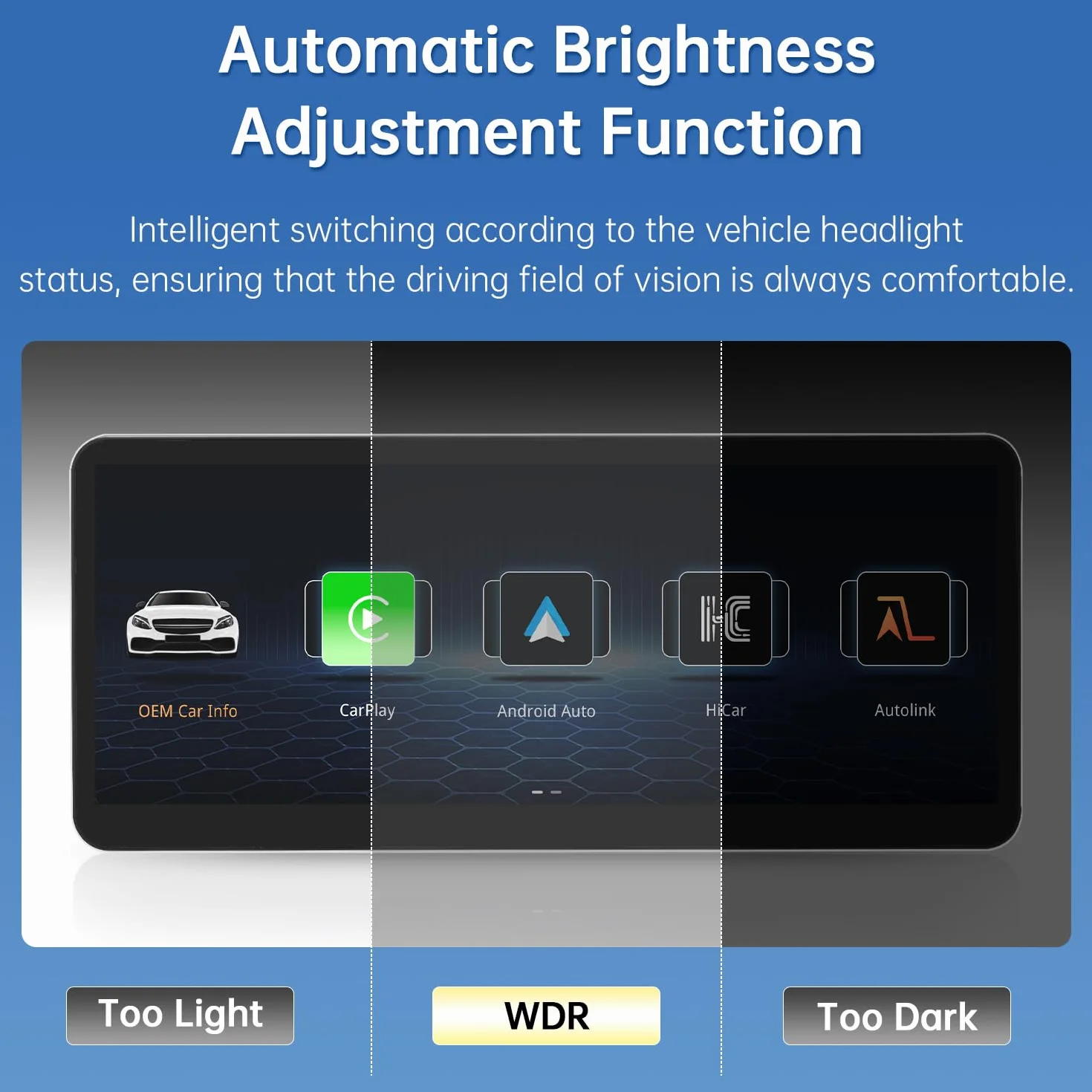 Road Top Autoradio CarPlay 12,3" per Mercedes Benz C GLC V W205 con NTG5 | 2015-2018, Schermo Touchscreen ultrasottile Linux HD IPS, CarPlay senza fili, Android Auto, MirrorLink, Autoradio Bluetooth