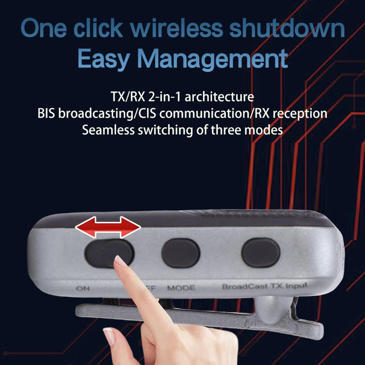 Bewinner Ricevitore Trasmettitore Audio Bluetooth 6.0 Adattatore Audio Wireless a Lungo Raggio da 100 M Trasmissione da a Molti TX Adattatore Musicale a Bassa Latenza per Altoparlanti e
