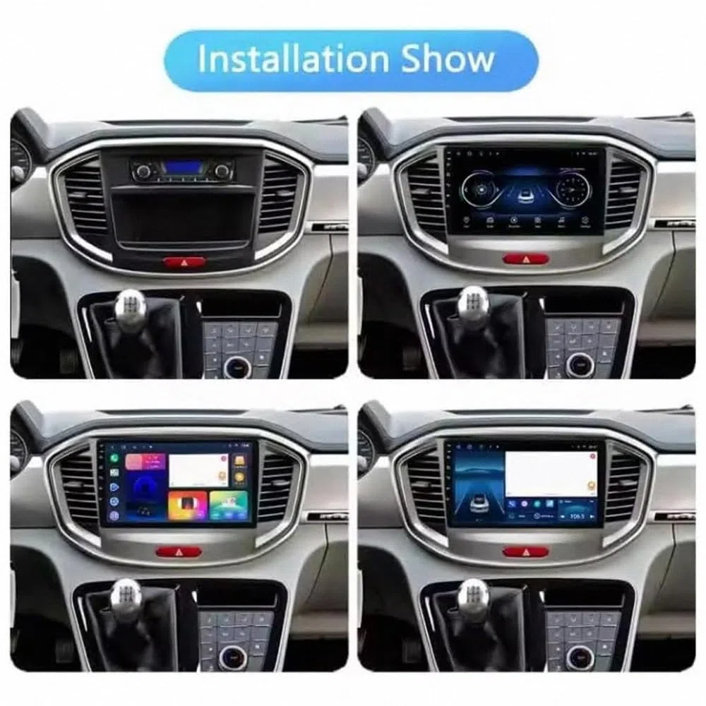Radio Macchina Touch Screen per JAC Refine M4 2016-2018 Wireless Carplay Android Auto Stereo Auto Bluetooth Ips con Pantalla Táctil con Gps, 8 Nucleo 8G+256G