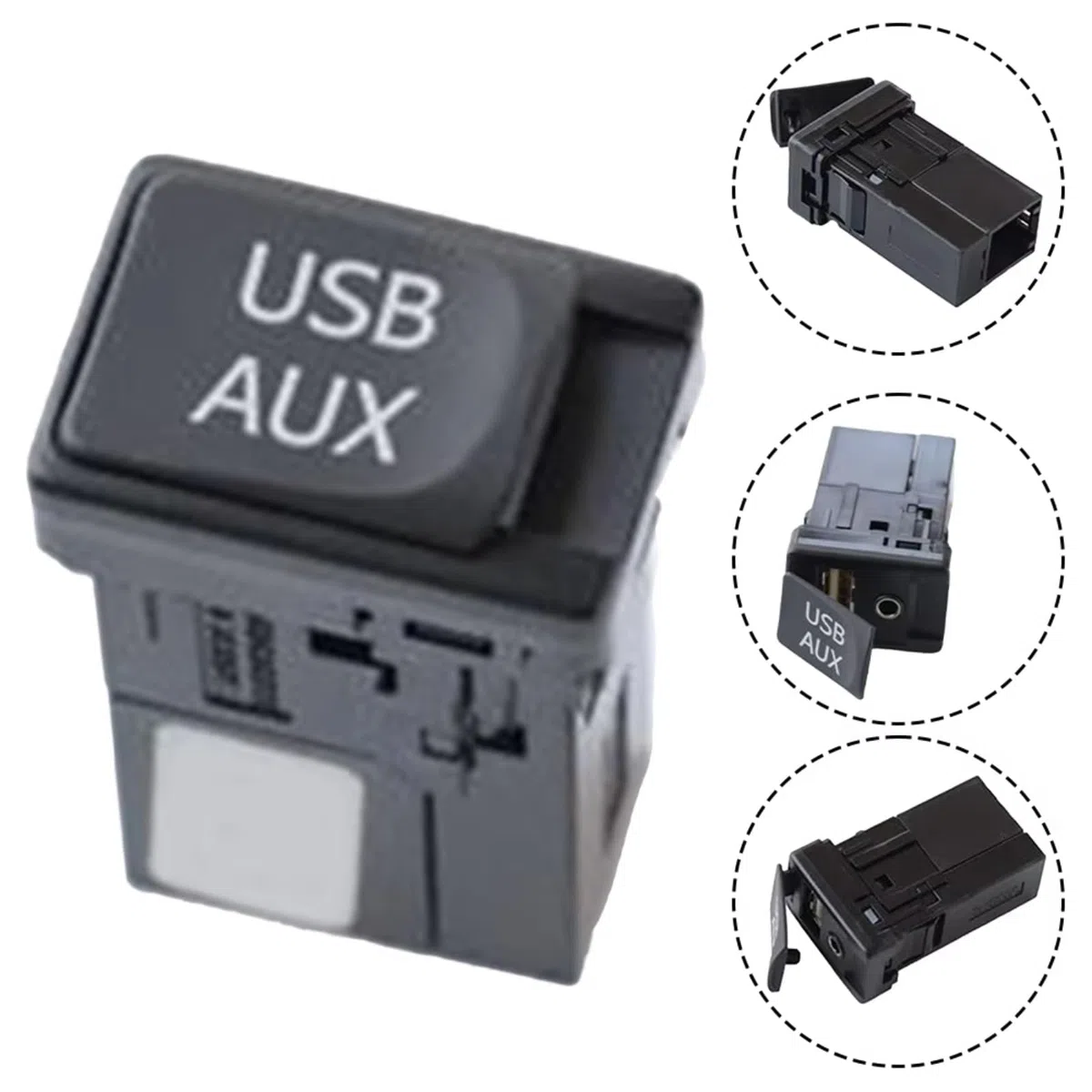 Modulo Adattatore Interfaccia AUX Compatibile Con Toyota Il Pannello Di Controllo Centrale Dell'adattatore Per Presa Interruttore USB AUX Per Auto Connettore USB Aux-in