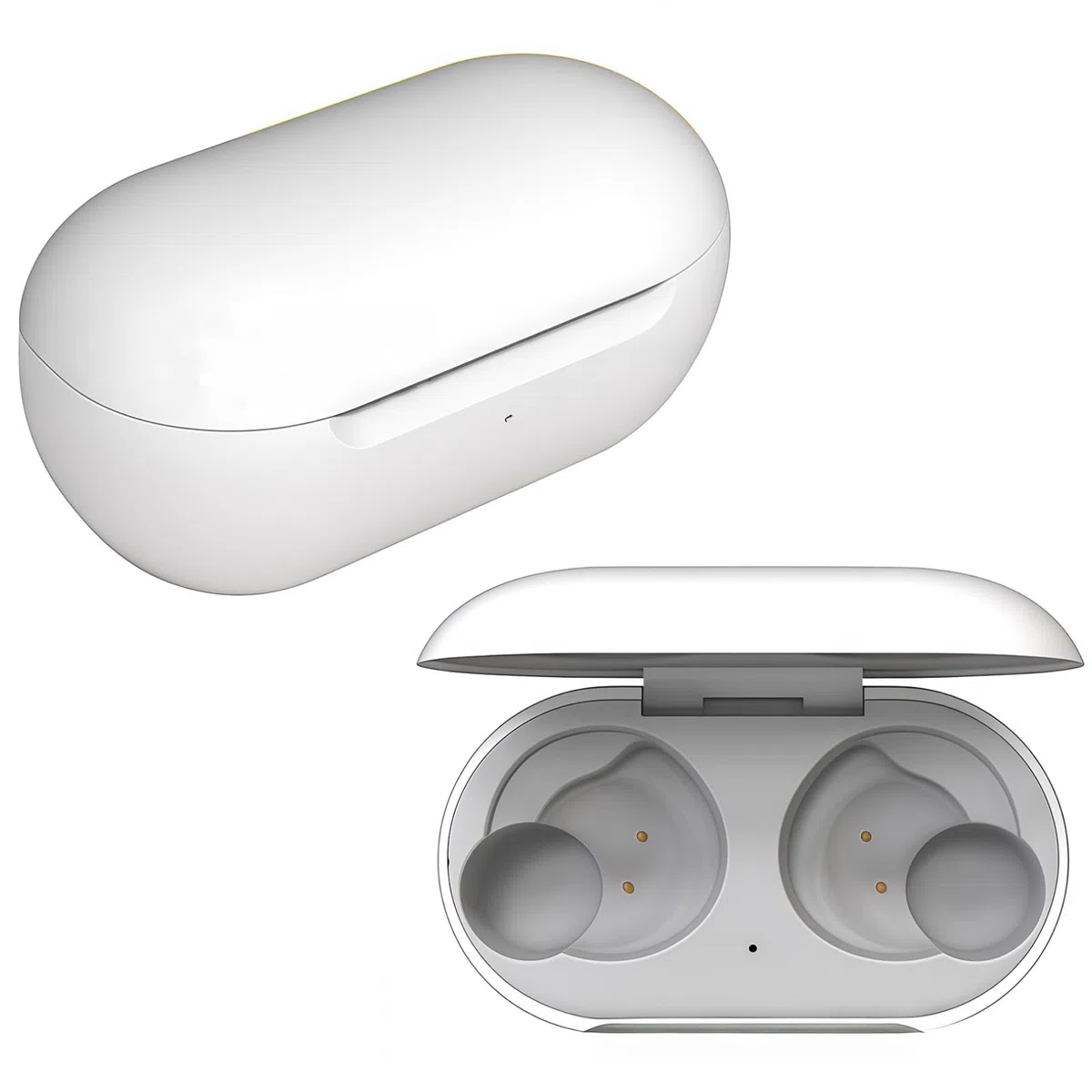 Custodia di ricarica per Samsung Galaxy Buds, scatola di ricarica wireless con cavo USB-C, compatibile con Galaxy Buds SM-R170/R175, batteria da 430 mAh, portatile, design leggero