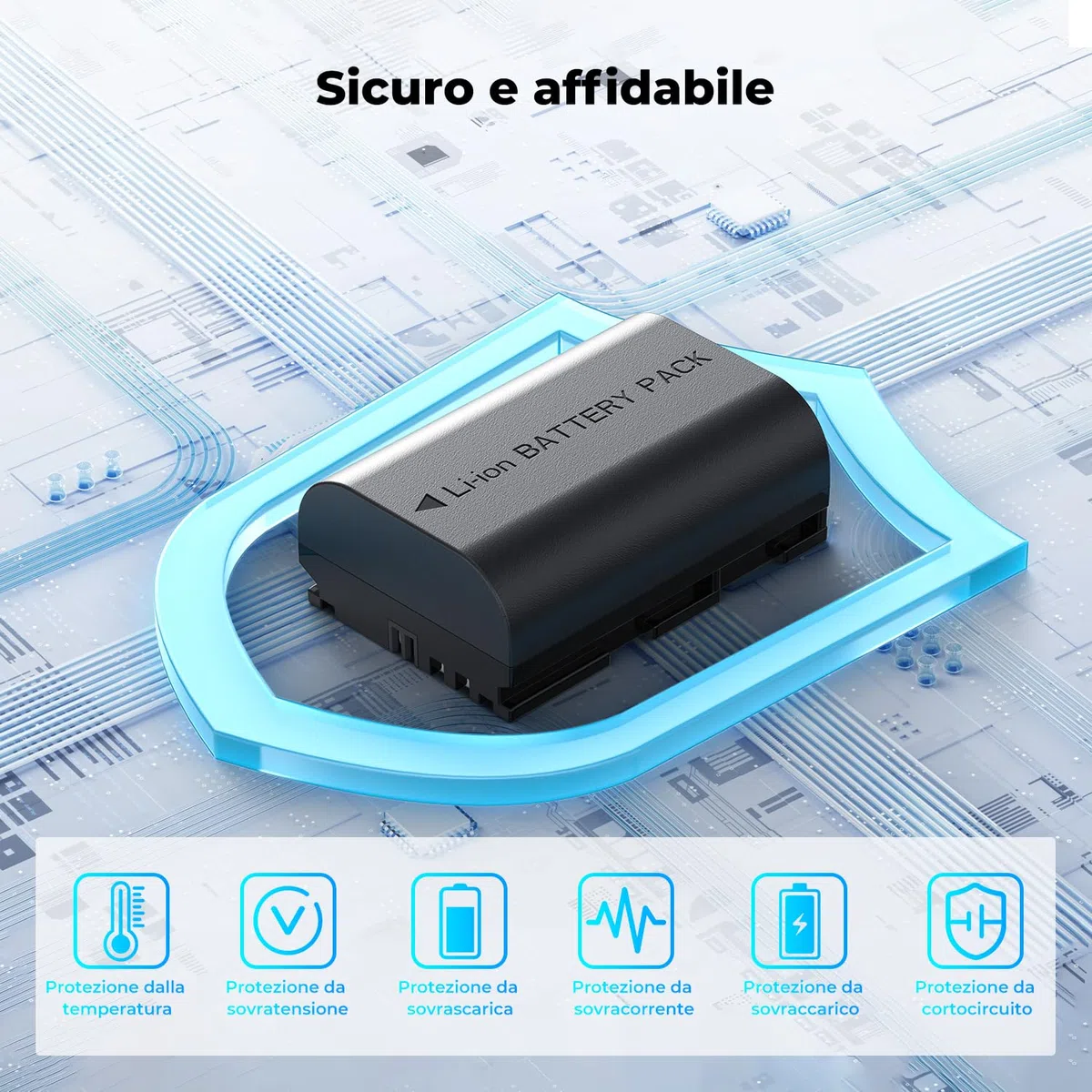 K&F CONCEPT caricabatterie triplo per batterie LP-E6P da 2400 mAh, compatibile con le fotocamere R6 Mark II/III, R5 Mark II, C50, R5, R6, R7, 5D, 6D e 7D Mark II