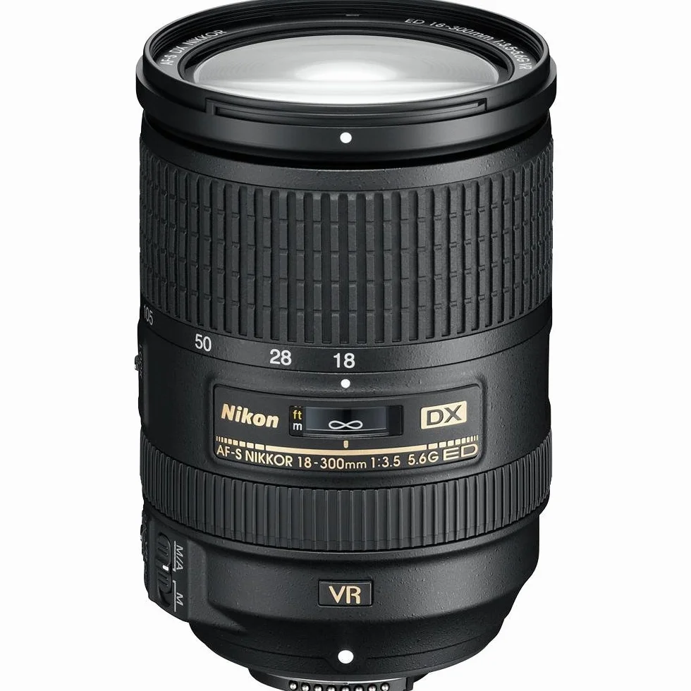 Nikon Obiettivo Nikkor AF-S DX 18-300 mm f/3.5-5.6G ED VR, Nero [Versione EU](Ricondizionato Certificato)
