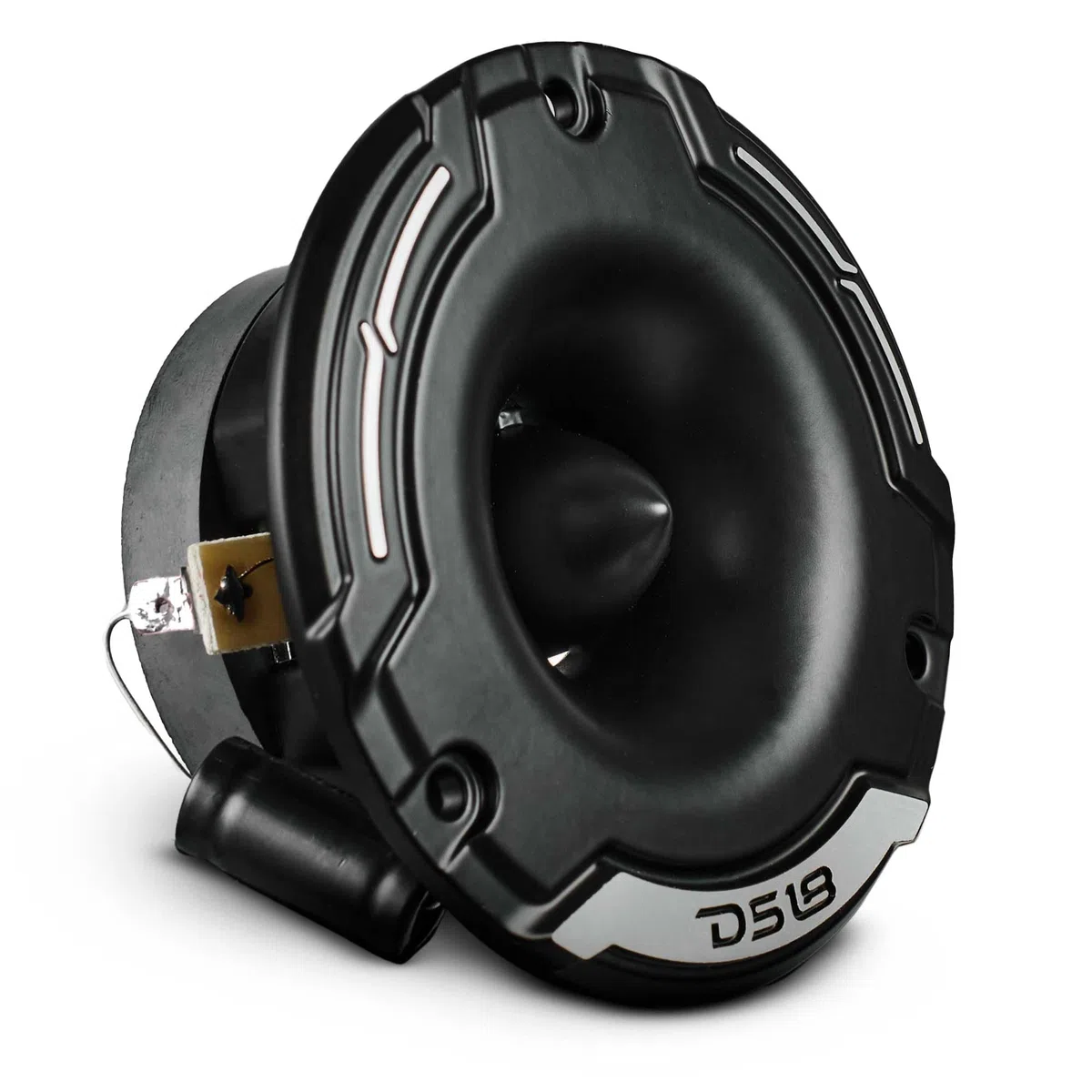 DS18 PRO-TWZ1 - Tweeter a compressione Super Bullet da 9,7 cm, 4 Ohm, bobina da 2,5 cm, in alluminio, ideale per sistemi audio Pro Car Audio, impressionante sensibilità 105 dB, coppia