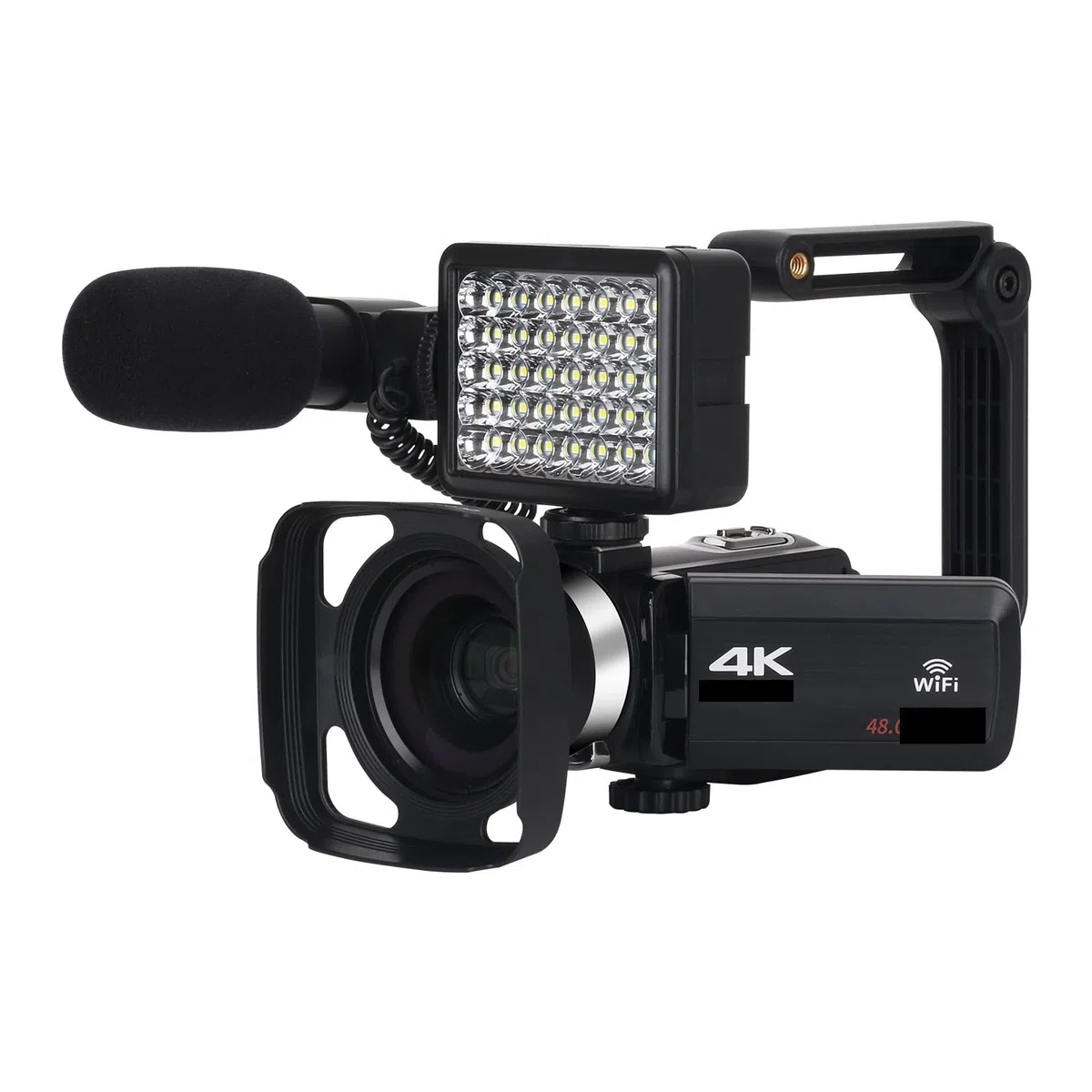 Videocamera Full 4K Videocamere digitali professionali Streaming live Fotografia 18X Registratore Vlog Webcam Ultra HD Regalo per principianti(128G SD Card,Camera Knit 3)