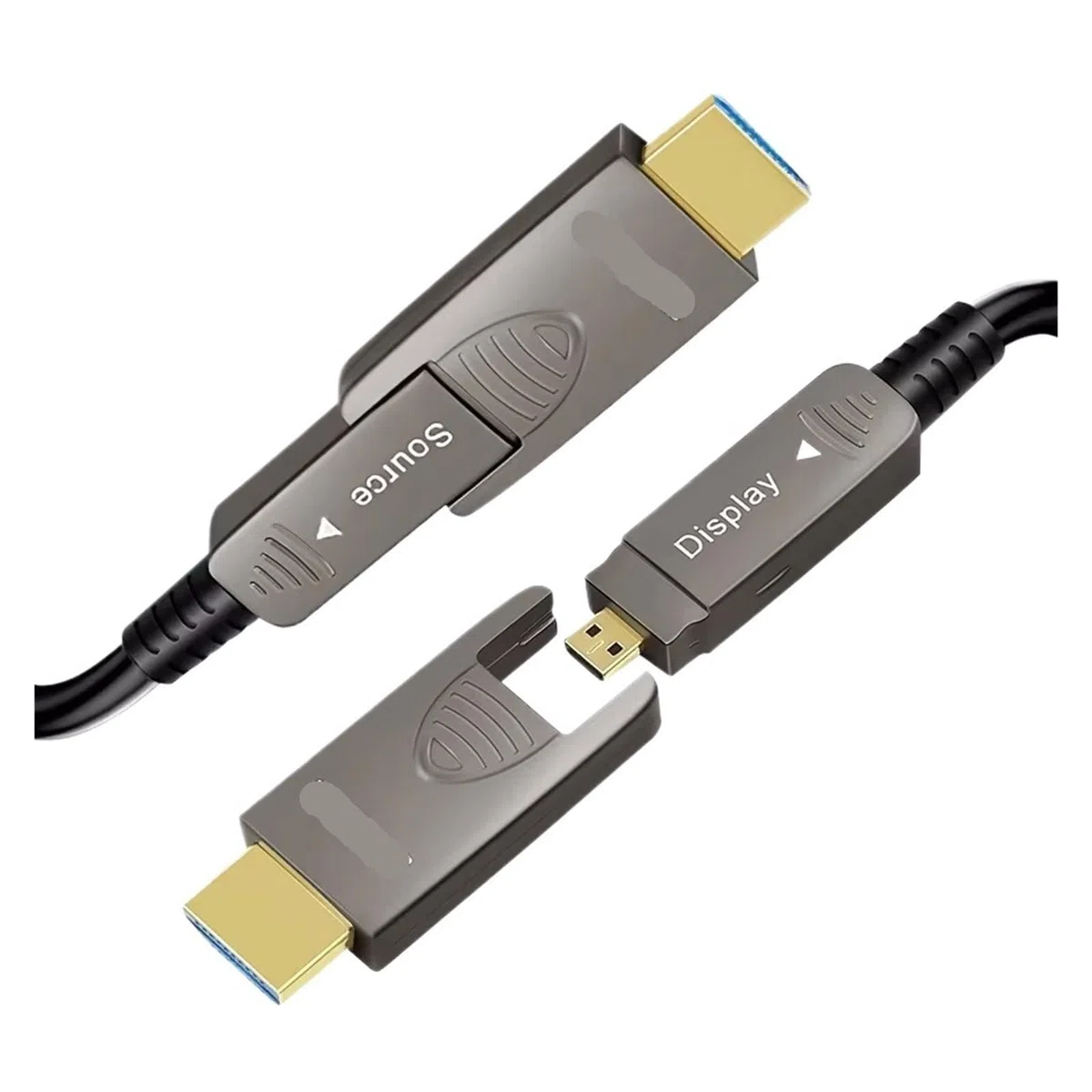 Cavo In Fibra Ottica HDMI 2.1 8K Staccabile Tipo A + D Attiva A 60Hz 4K A 120Hz 48Gbps for RX 7900/7800 RTX 4090/4070(15m)
