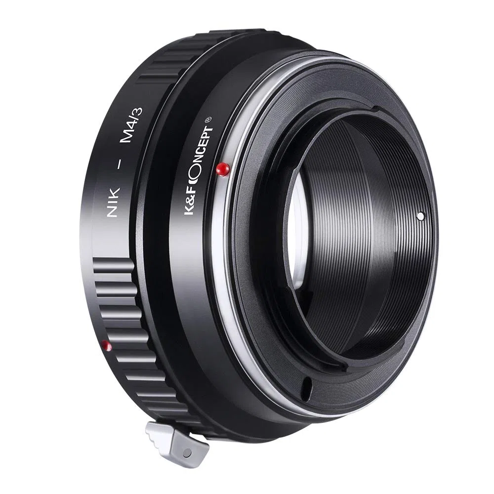 K&F CONCEPT Compatibile con Nikon AI Lente per Micro 4/3 Adattatore di obiettivo per Micro 4/3 M4/3 G1 GH1 GH2 GF1 Compatibile con Compatibile con Olympus Compatibile con Panasonic Camera