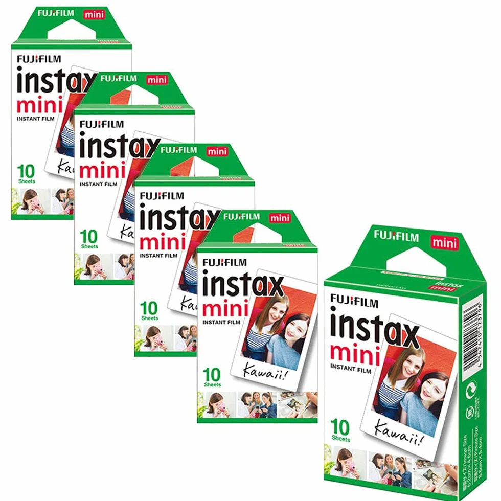 instax Confezione da 50 pellicole Fujifilm Mini 7-8-9-11-25-70-90