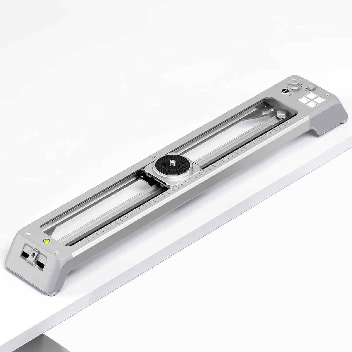 Slider motorizzato per fotocamera con carrello rotante panoramico, app e pulsante di controllo per time-lapse, opzioni di montaggio migliorate