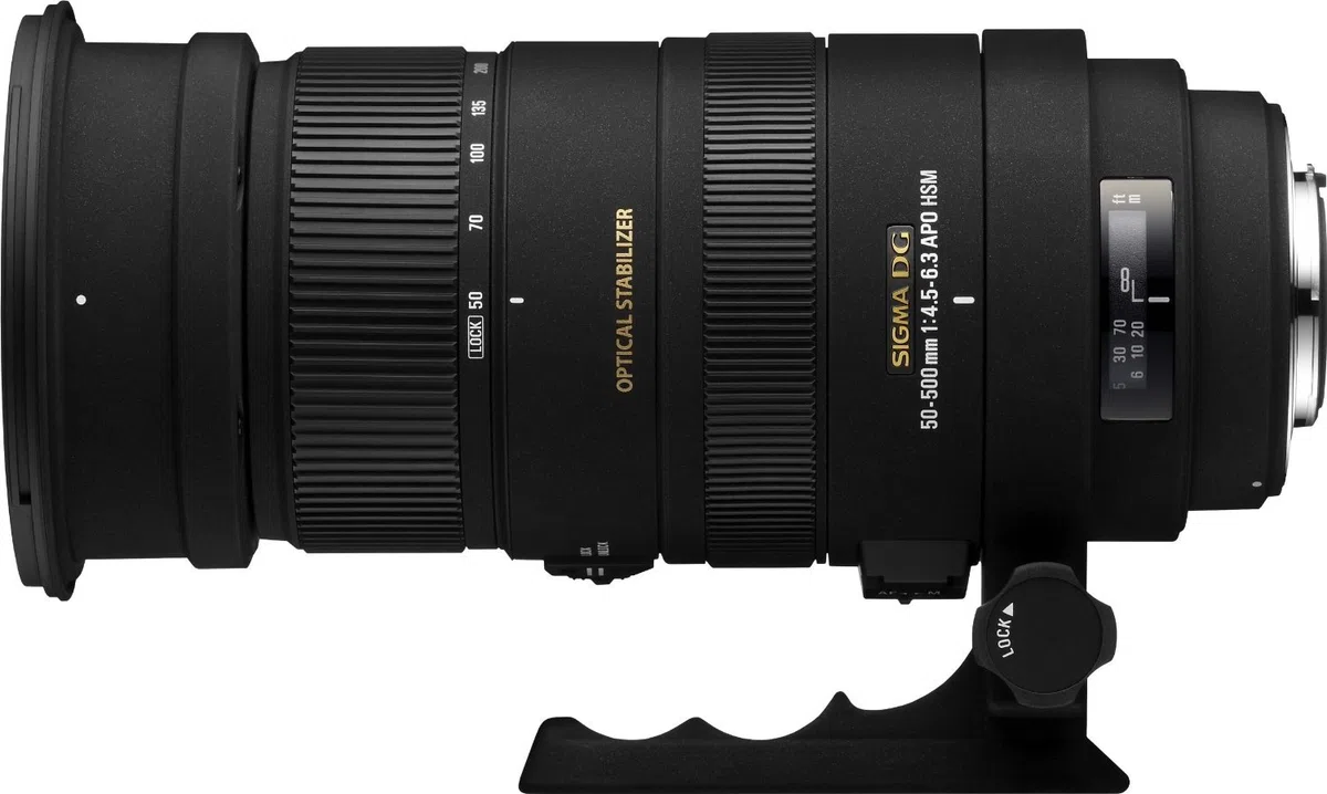 Sigma Obiettivo 50-500mm-F/4.5-6.3 AF APO DG OS HSM, Attacco NIKON
