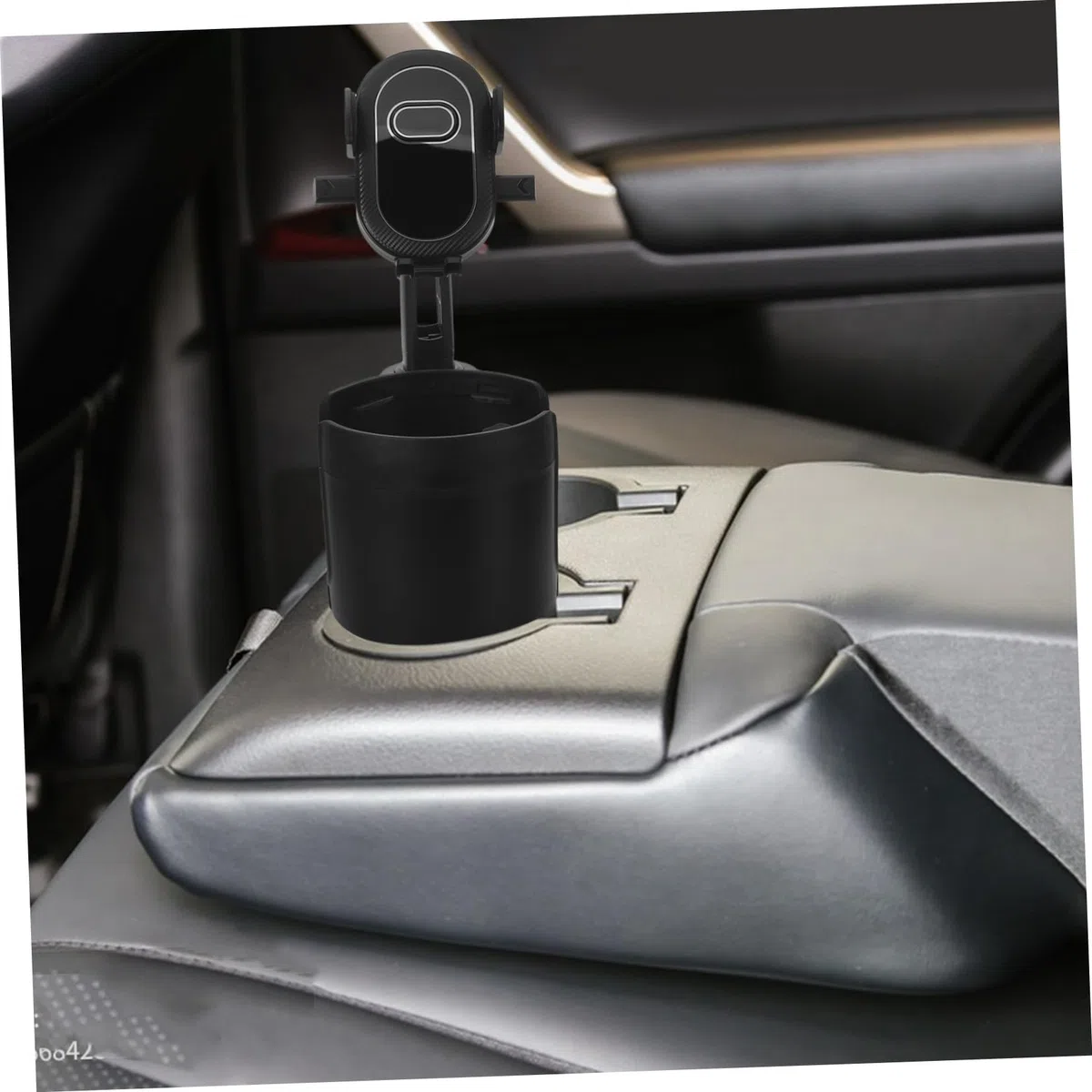 Operitacx Supporto Telefono Auto Portabicchiere Organizza Smartphone e Bevande Clip Sicura Compatibile Diverse Dimensioni Telefono e Tazze Facile Angolo Vista Resistente Usura