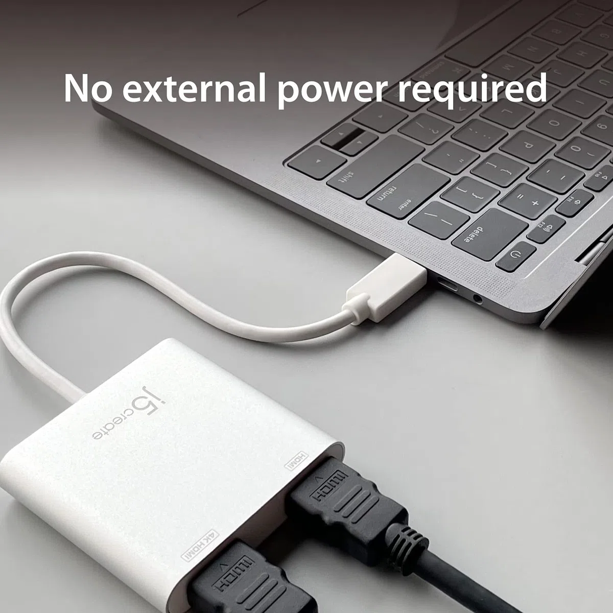 j5create Adattatore da USB Tipo A a doppio HDMI - Convertitore multi display HDMI doppio | 4K Ultra HD + 1080p Full HD | Compatibile con Windows, Mac, MacBook (JUA365)