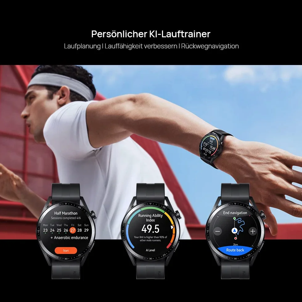 HUAWEI RELOJ Inteligente GT3 46MM Classic Steel Brown