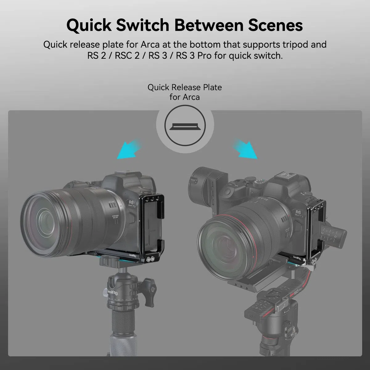 SMALLRIG L Bracket per Canon R6 Mark II / R5 / R5 C / R6-4160