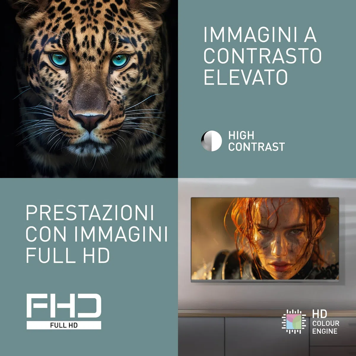 Panasonic TB-40S45AEZ, Serie S45 40 pollici Smart TV LED Full HD, 2024, TiVo, Controllo Vocale Google e Alexa, Game Mode, Media Player, HDR, HDMI, WLAN, Per un'Esperienza Visiva Ottimale | Google e Alexa, modalità gioco, lettore multimediale, HDR, HDMI, S