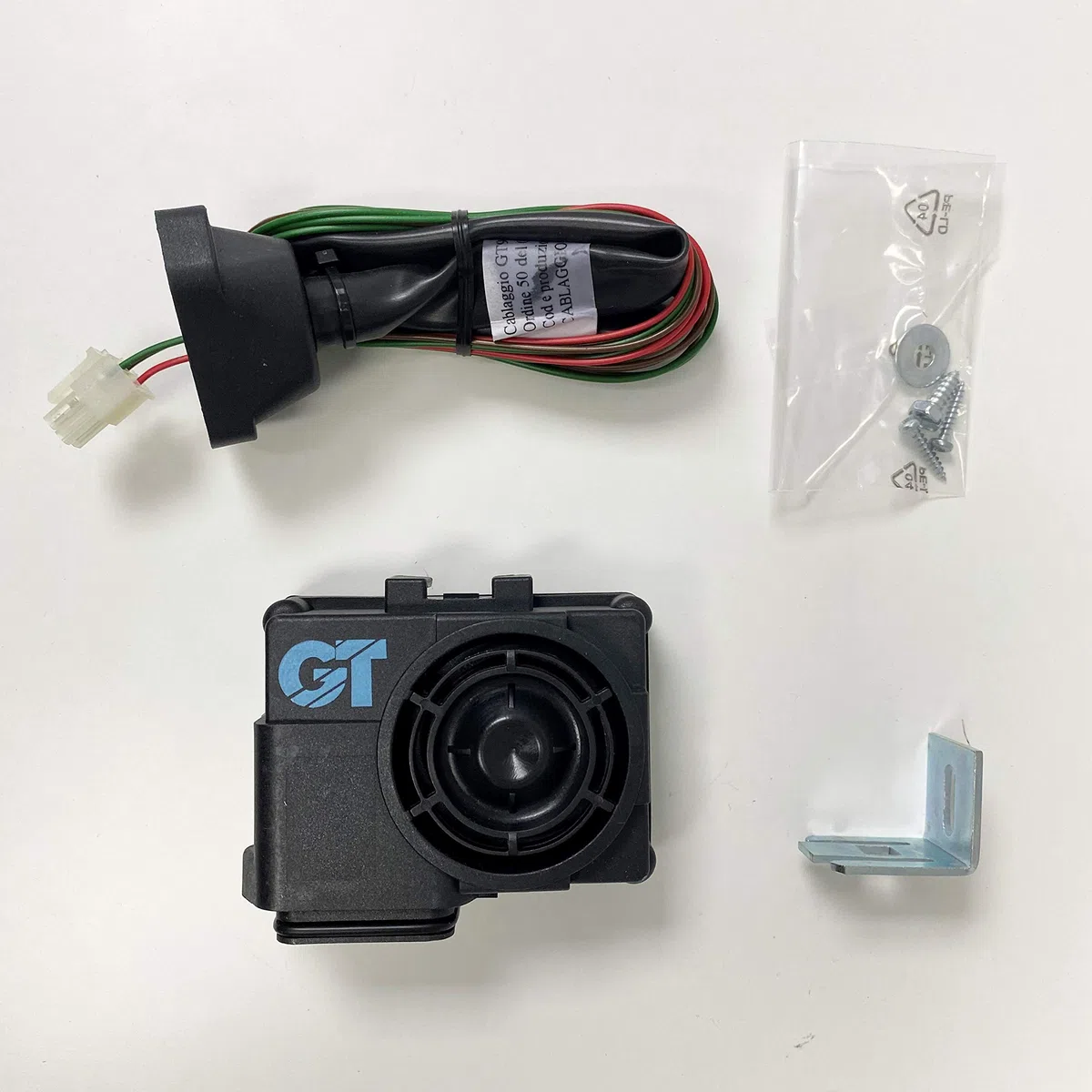 SIRENA ELETTRONICA AUTOALIMENTATA GT AUTO ALARM 945 VIA RADIO GT945 RICAMBIO getronic