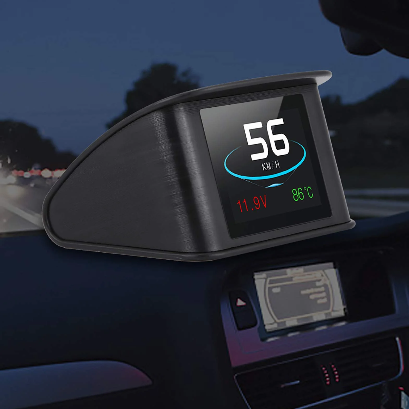 Obd Head Up Display P10 Hud Car Video P10 Universal Car Hud Head Up Display Obd2 Avviso velocità Rpm Consumo Carburante Proiettore