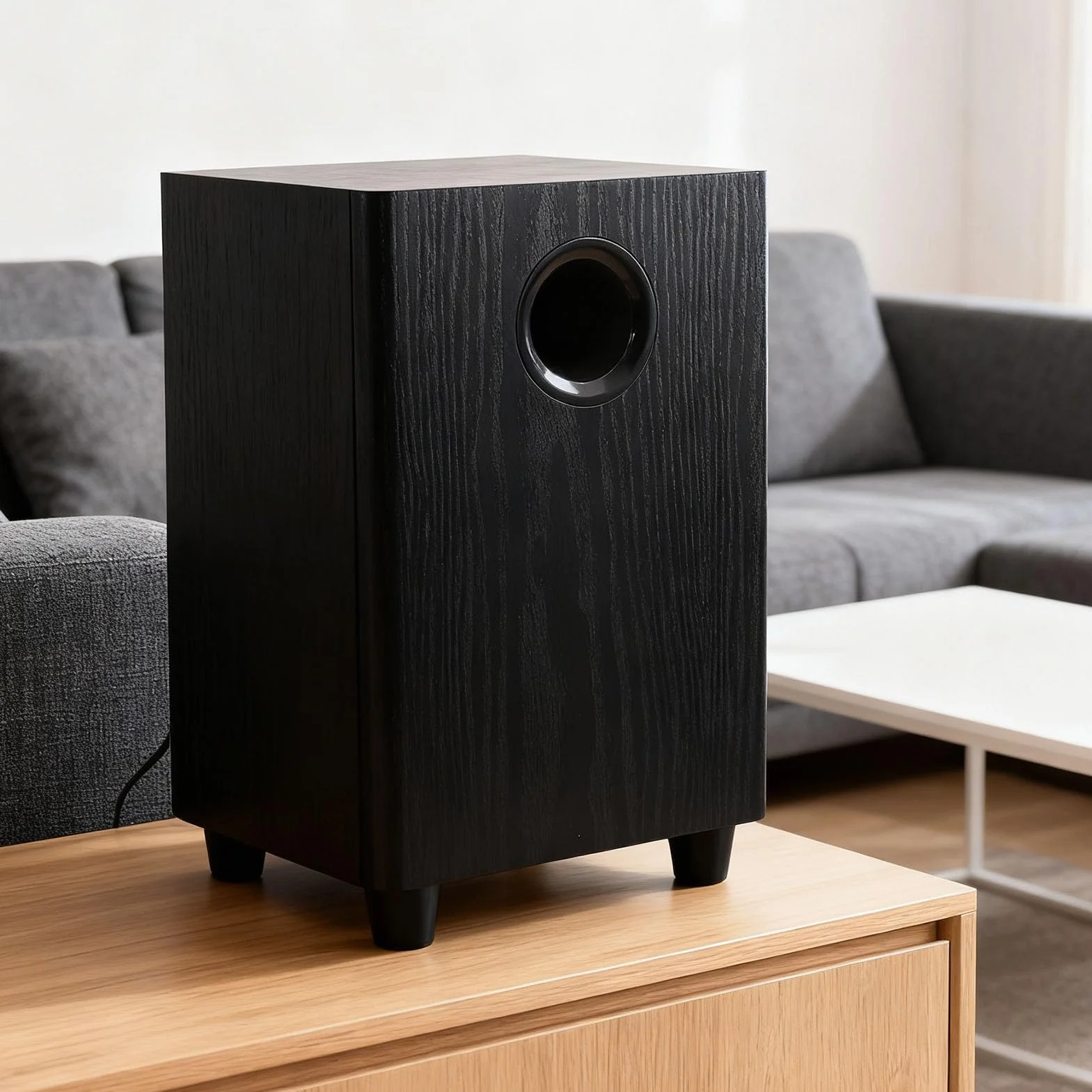 Cocoarm Subwoofer Domestico da 100 W, Altoparlante Subwoofer Passivo MDF, Uscita Bassi Profondi da 4 Ohm da 6,5 ​​pollici, Filtro Passa Basso, Plug and Play per Configurazione Home Theater per Feste