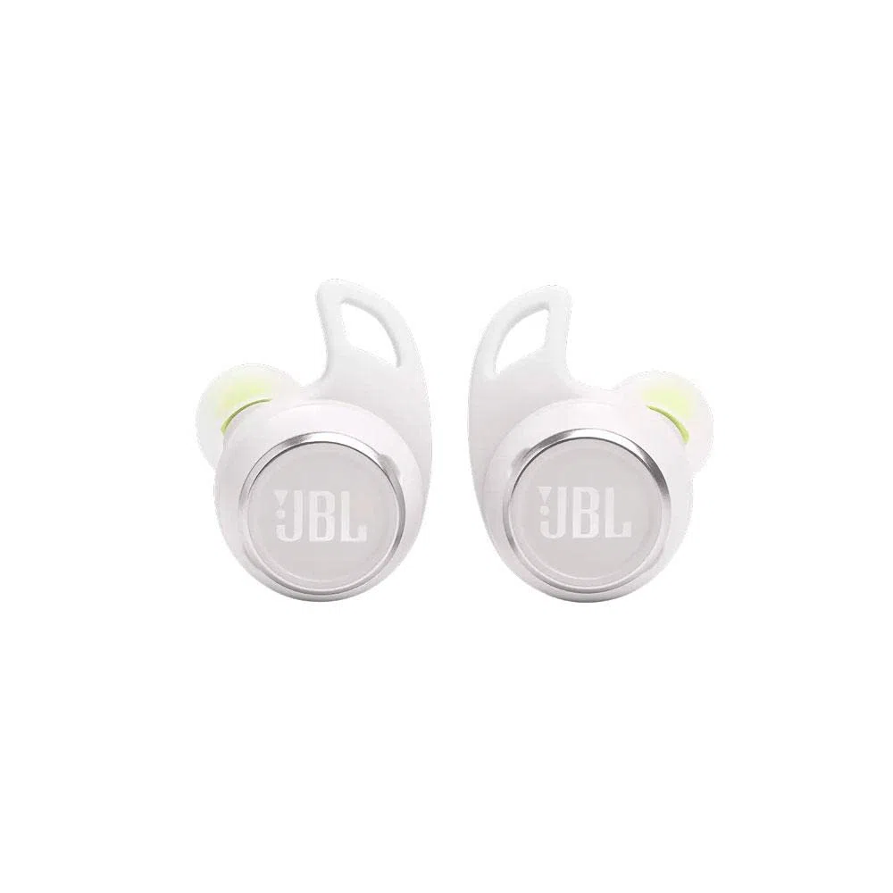 JBL Reflect Aero Cuffie In-Ear True Wireless Bluetooth, Auricolari Impermeabili e Antipolvere IP68 con Cancellazione Adattiva del Rumore, per Musica e Chiamate, Autonomia 8+16 Ore, Bianco