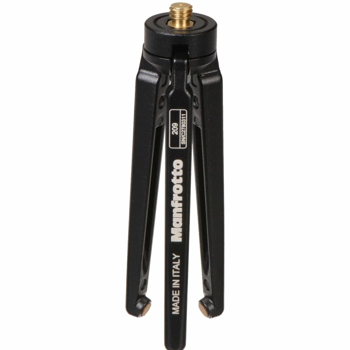 Manfrotto 209 Treppiede da Tavolo Senza Testa, Nero