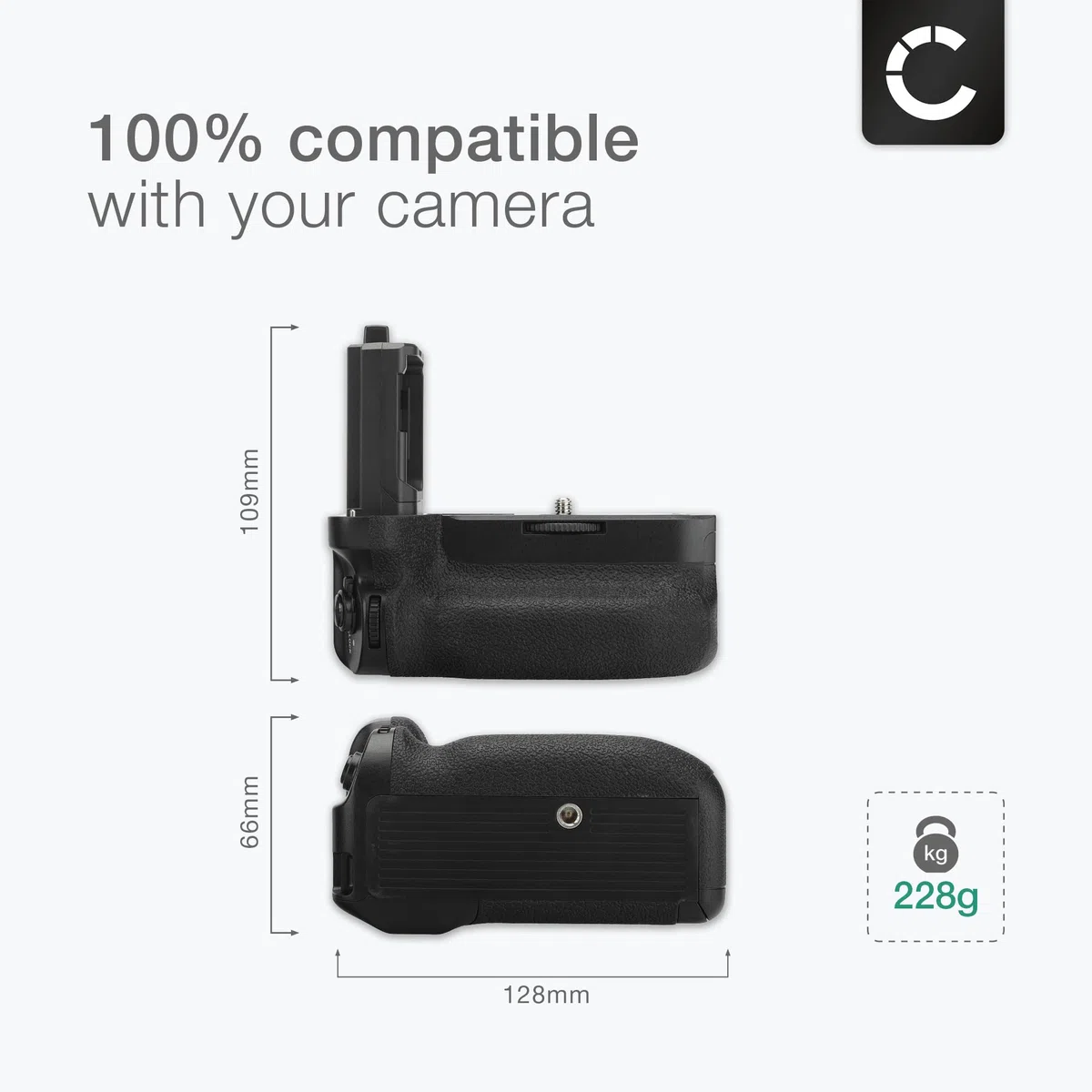 CELLONIC Impugnatura Batteria Compatibile con Sony A7 IV (ILCE-7M4)