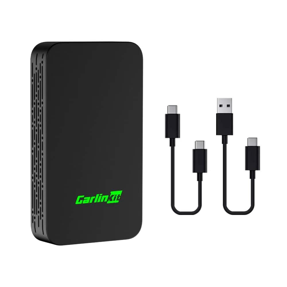 Carlinkit 5.0 Wireless adattatore 2 in 1, adatto per auto con Apple CarPlay e Android Auto, Convert Wired Carplay to senza fili, Wired AA to Wireless Android Auto