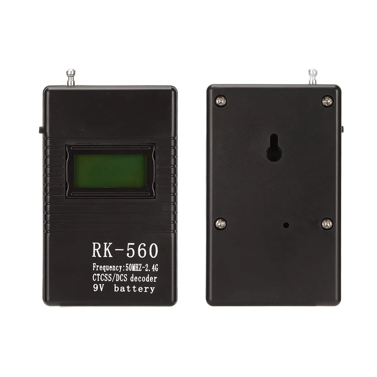 Misuratore di Radiofrequenza, Mini Contatore di Radiofrequenza da 50 MHz a 2,4 GHz, Tester di Radiofrequenza Portatile con per Test DCS e CTCSS