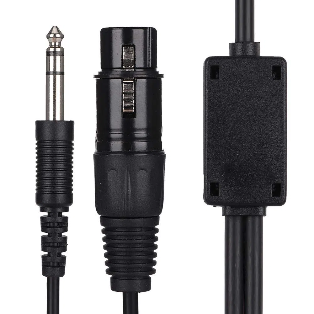 Cuffie Aviation XLR a GA Adattatore a Doppia Spina a 5 Pin, Cavo per Aeronautica per Cuffie Cavo