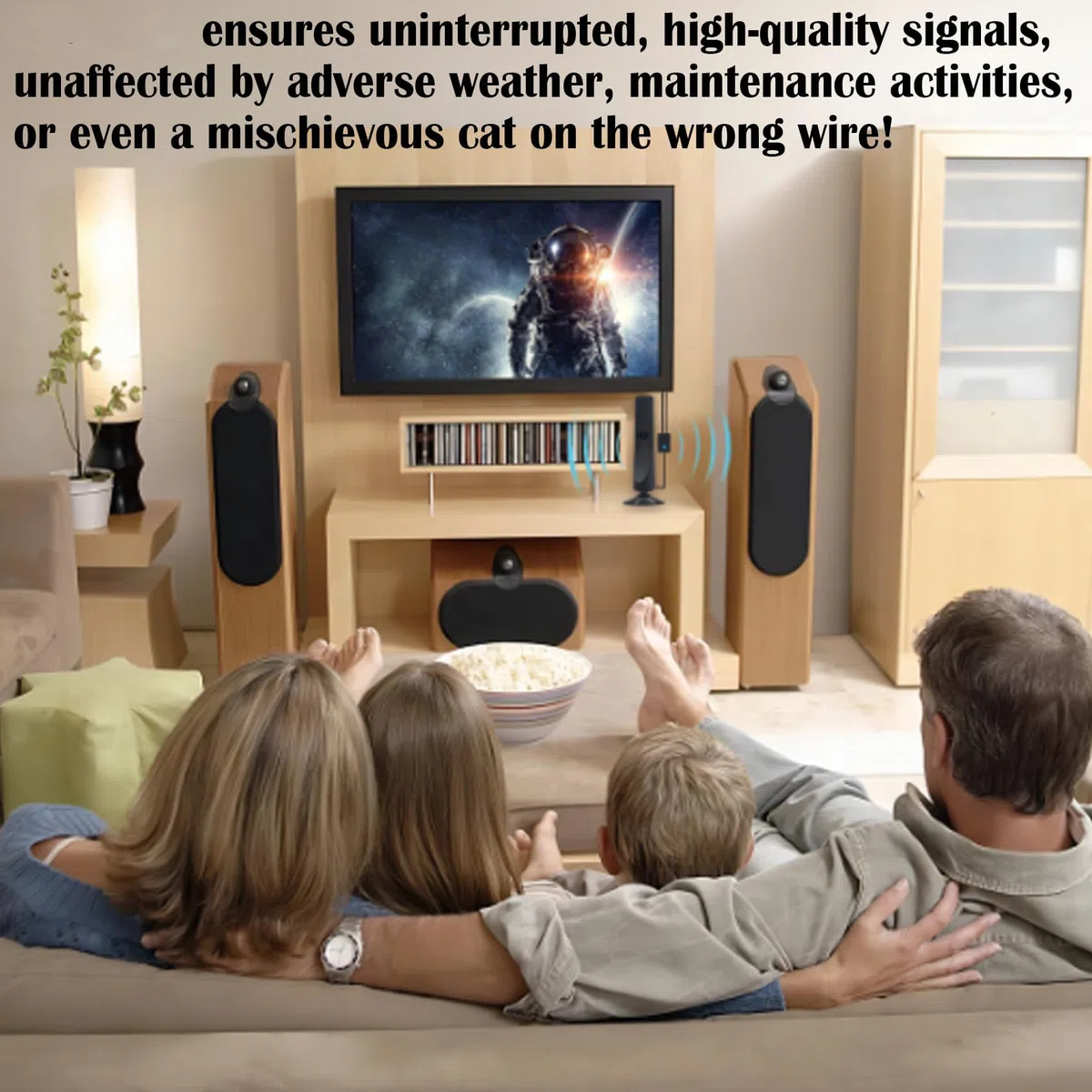 Wavemax Antenna TV, WaveMax, migliore antenna TV Wave Max 2024, amplificatore del segnale dell'antenna TV, antenna TV digitale HD amplificata, supporta 1080p, 2K, 4K, 8K, con cavo coassiale ad alte