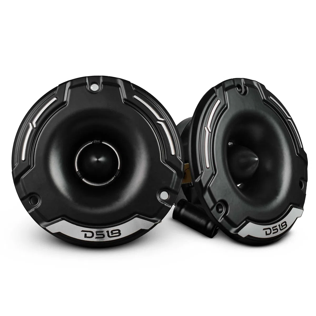DS18 PRO-TWZ1 - Tweeter a compressione Super Bullet da 9,7 cm, 4 Ohm, bobina da 2,5 cm, in alluminio, ideale per sistemi audio Pro Car Audio, impressionante sensibilità 105 dB, coppia