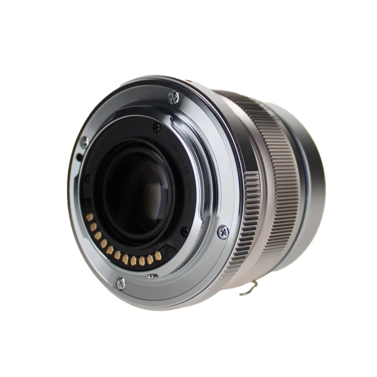 Olympus M.Zuiko Digital ED Obiettivo 12mm 1:2.0, Micro Quattro Terzi, per Fotocamere OM-D e PEN, Argento