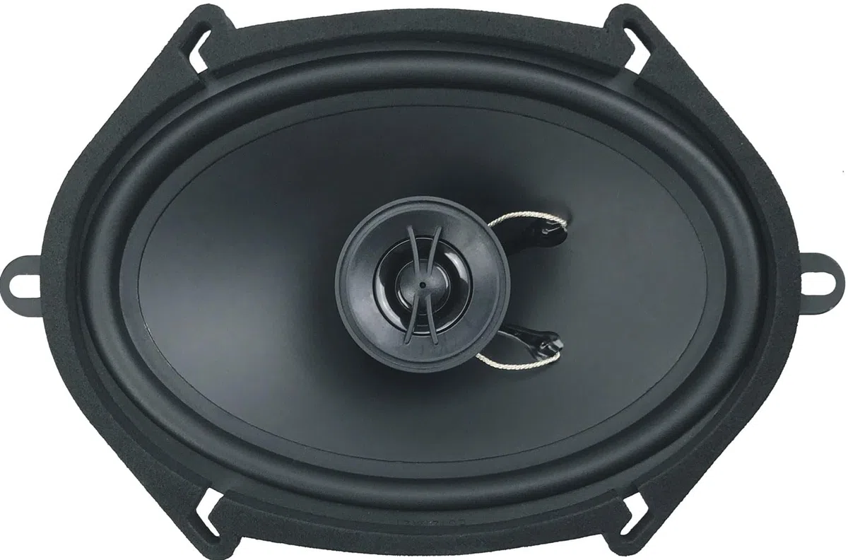 Excalibur X572 Coppia Altoparlanti Auto 2 Vie Coassiali 5x7 Pollici 450W Picco 80W RMS Frequenza 105Hz-20kHz Sensibilità 87dB Impedenza 4Ohm Kit Casse Ovali per Upgrade Sistema Audio Custom Veicoli