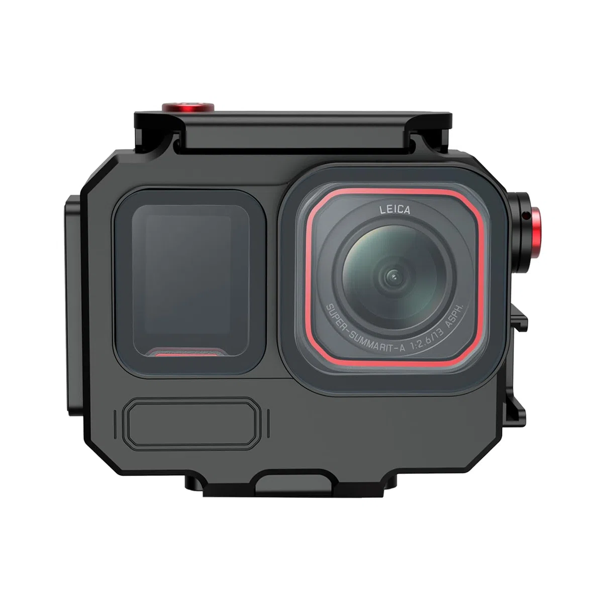 Custodia impermeabile in alluminio da 80 m per Ace Pro/Ace Pro 2, custodia per fotocamera con adattatore magnetico, custodia protettiva per fotocamera subacquea (solo custodia subacquea)