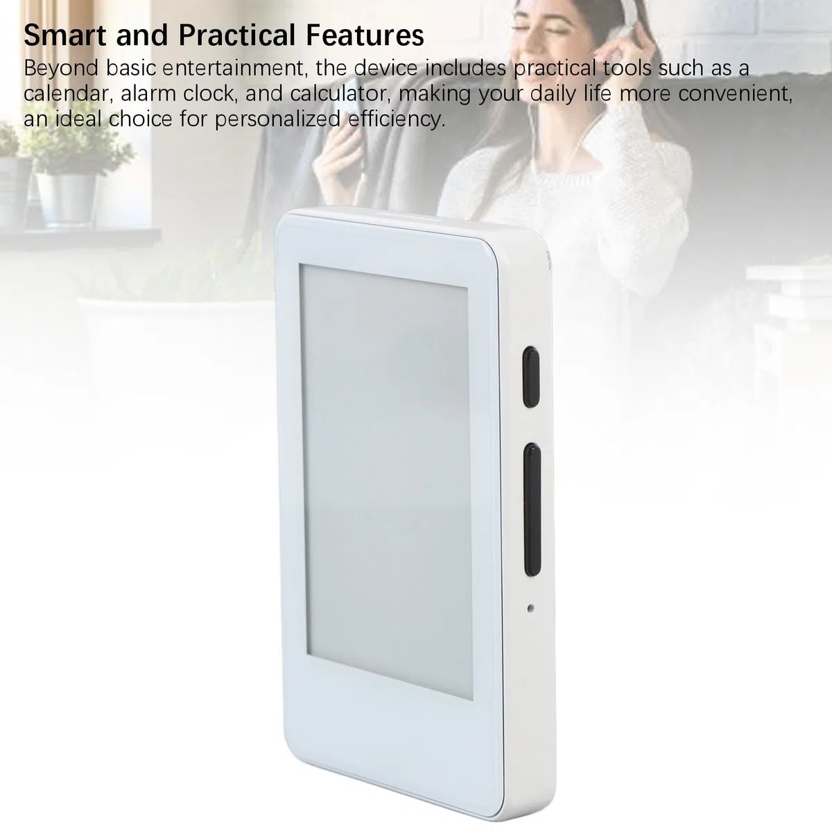 Fockety E Reader, libro tascabile portatile con schermo a inchiostro da 2,7 pollici retroilluminato, supporta lettore MP3, calendario, sveglia, calcolatrice, lettore di e book da 128 GB