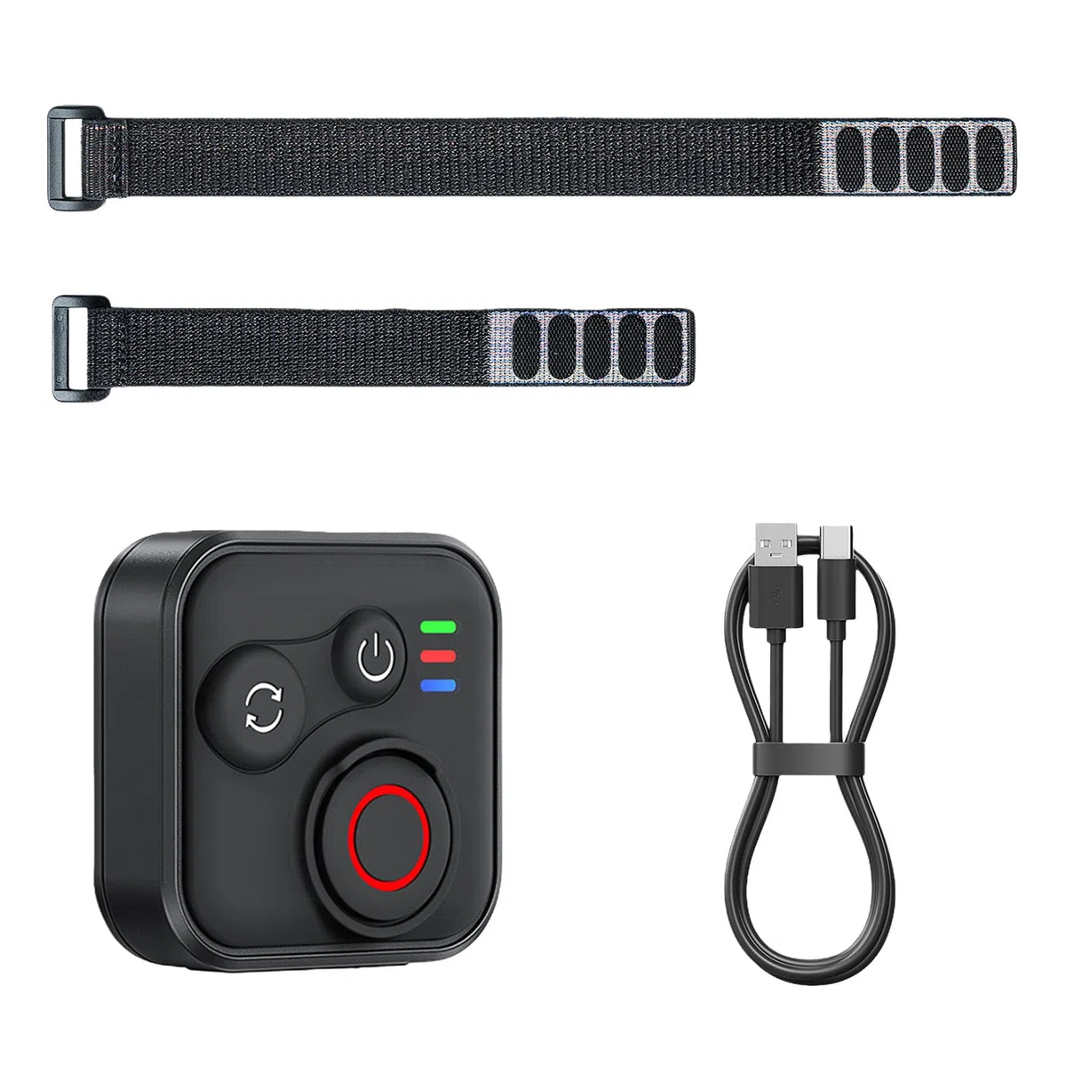 Telecomando wireless Bluetooth per smartphone Insta360 X5/X4/X3/Ace Pro/Ace Pro 2/GO3S/GO3/GoPro/ONE R/RS/Hero 13/12/11/IOS/Android, portata 50 m, 96 ore, impermeabile, con cinturino da polso di tipo