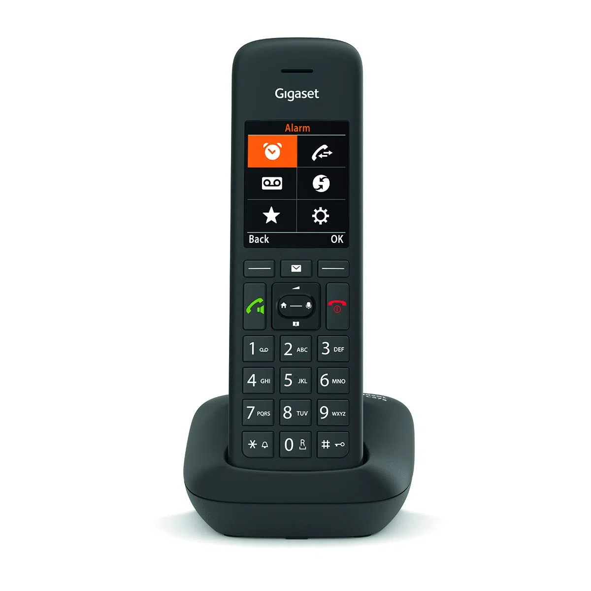 Gigaset C575 - Telefono fisso senza fili con grande schermo retroilluminato a colori, funzione vivavoce e blocco chiamate [Versione Francia]