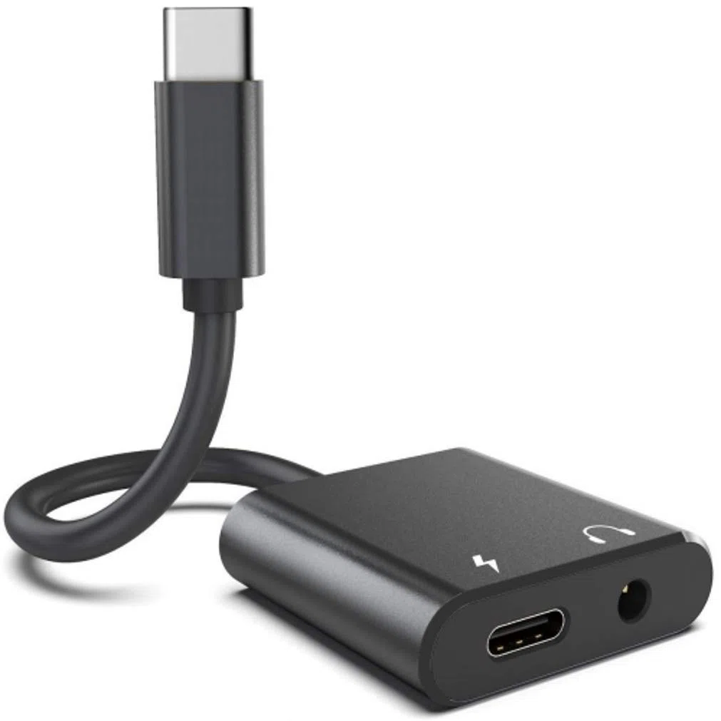 Adattatore per cuffie USB C compatibile con Samsung Galaxy A73, A54, A53, A33 5G, jack da 3,5 mm, supporto splitter per microfono