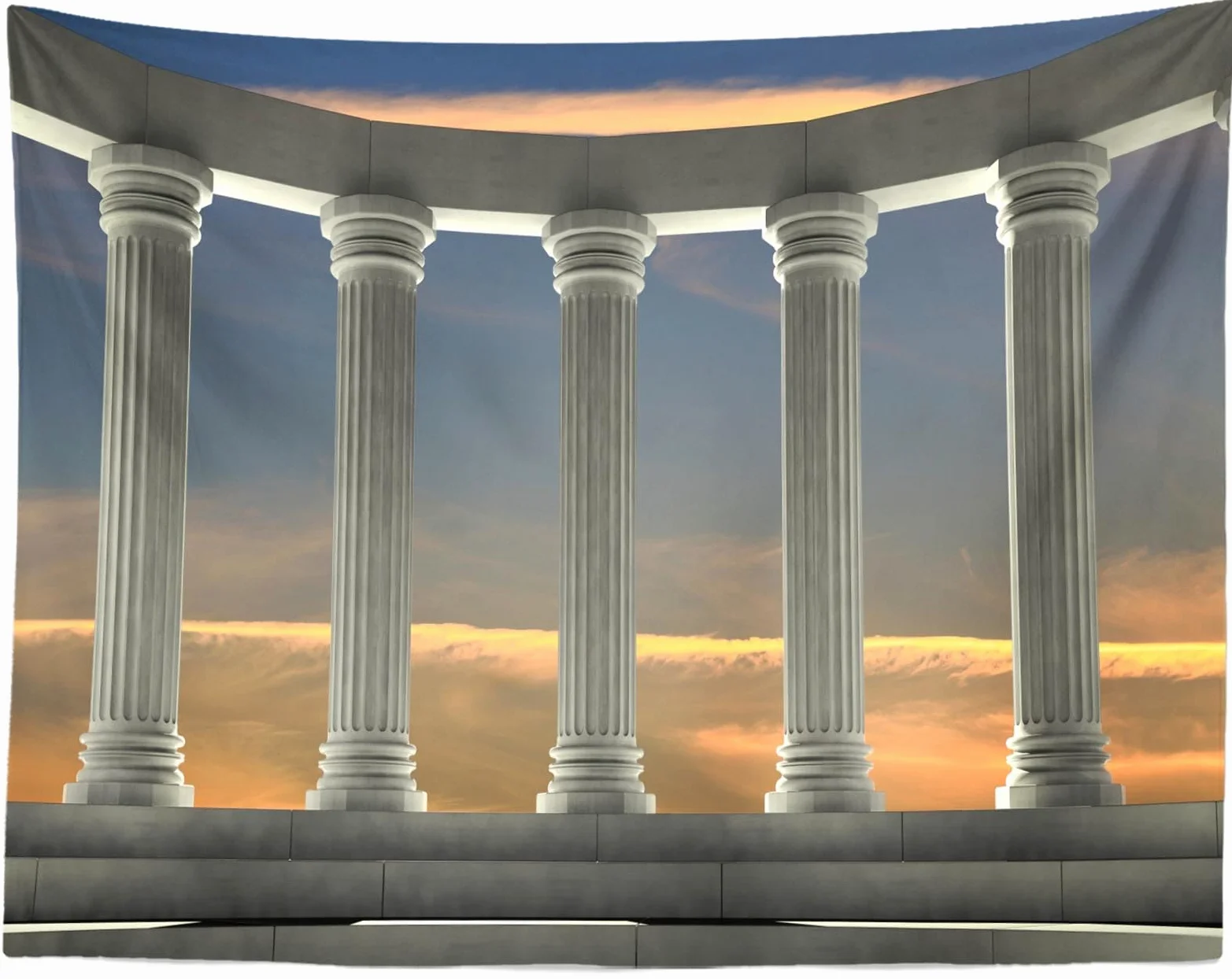 10x8ft Fondale di colonne di marmo greche Acropoli Sfondo di rovine antiche Grecia Edificio di riferimento Fotografia Sfondo Rovine antiche Tempio Edificio storico Ritratti di viaggio Foto
