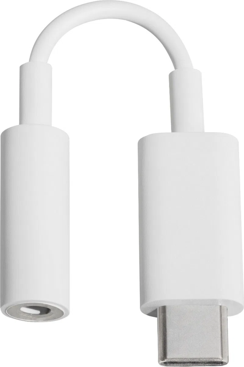 Google USB C a 3.5mm adattatore per cuffie - bianco