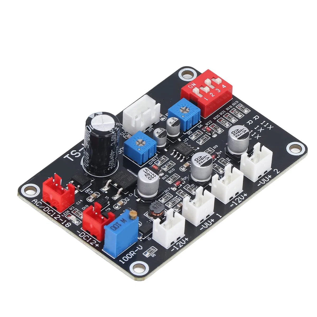 Pannello Driver VU Meter, Scheda Driver VU Meter DB Amplificatore di Potenza Livello Audio Modulo Driver Retroilluminazione per Conversione Audio Auto Domestica Fai-da-Te, Giradadi