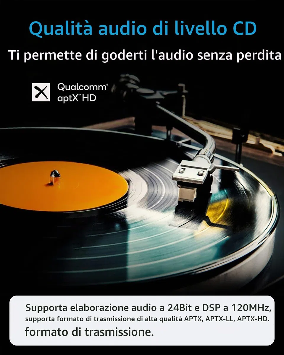 Adattatore Bluetooth per auto con cavo iPod - Adattatore audio Senza-fili premium per Land Rover, Range Rover e Jaguar - Bluetooth 5.0 con suono HD