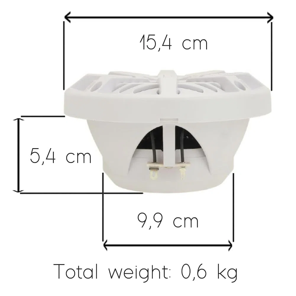 KIT SET PER BOSS AUDIO SYSTEMS MR52W 2 altoparlanti marini bianchi 2 vie 5,25" 13 cm 130 mm, 75 watt rms 150 watt max, impermeabili, mare, piscina, barca, hotel, a coppia + accessori omaggio