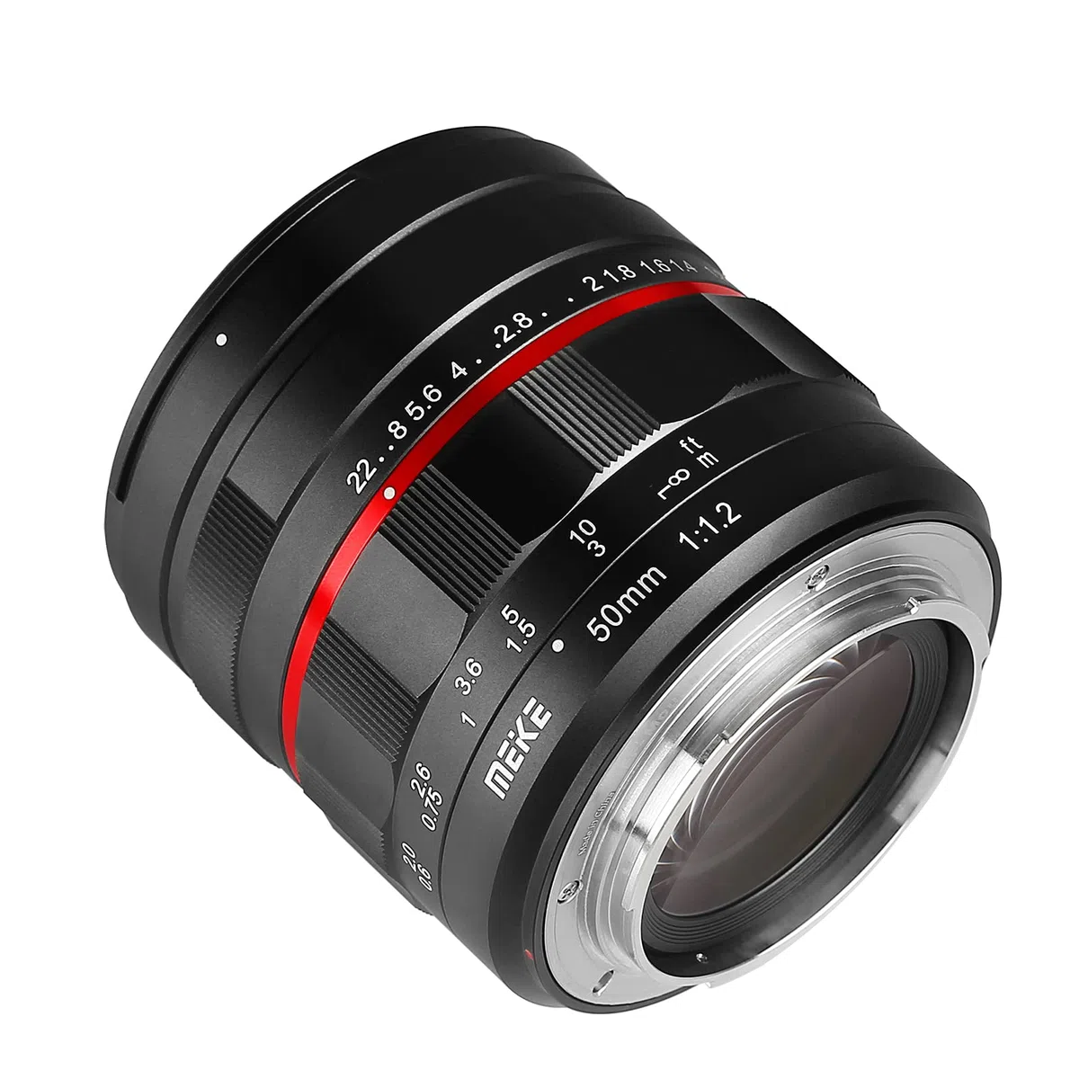 Meike MK-50mm F1.2 Obiettivo fisso con messa a fuoco manuale full frame ad ampia apertura compatibile con fotocamere reflex digitali Canon EOS EF Mount