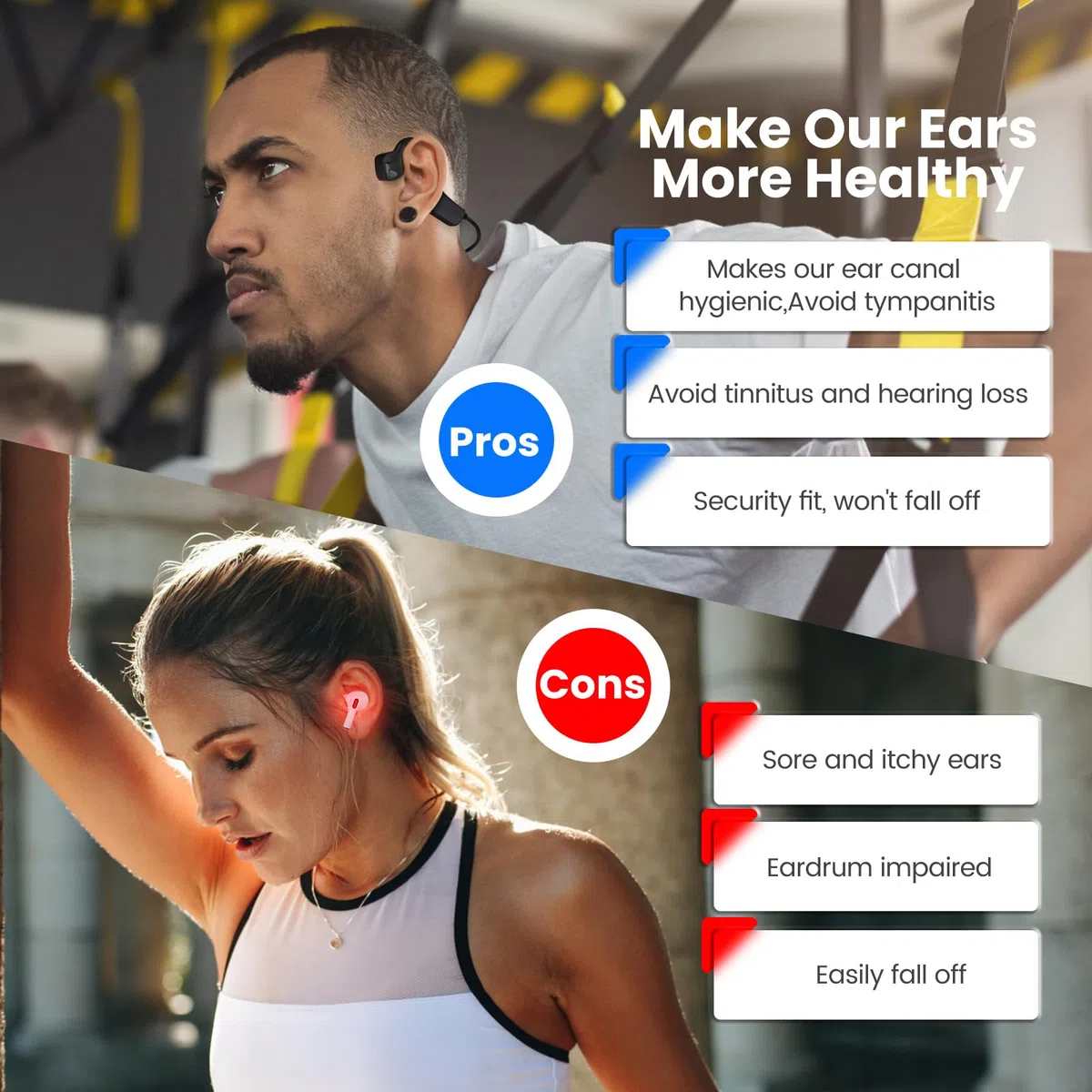 Cuffie Bluetooth a conduzione ossea auricolari aperti auricolari wireless Bluetooth titanio leggero impermeabile per allenamento corsa escursionismo passeggiate ciclismo