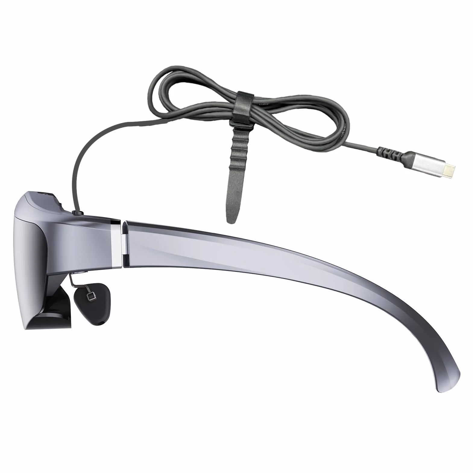 Occhiali Intelligenti con Schermo HD Virtuale da 400 Pollici e Regolazione della Miopia per Esperienza Cinematografica e Giochi, Cinema Portatile e Occhiali da Lavoro