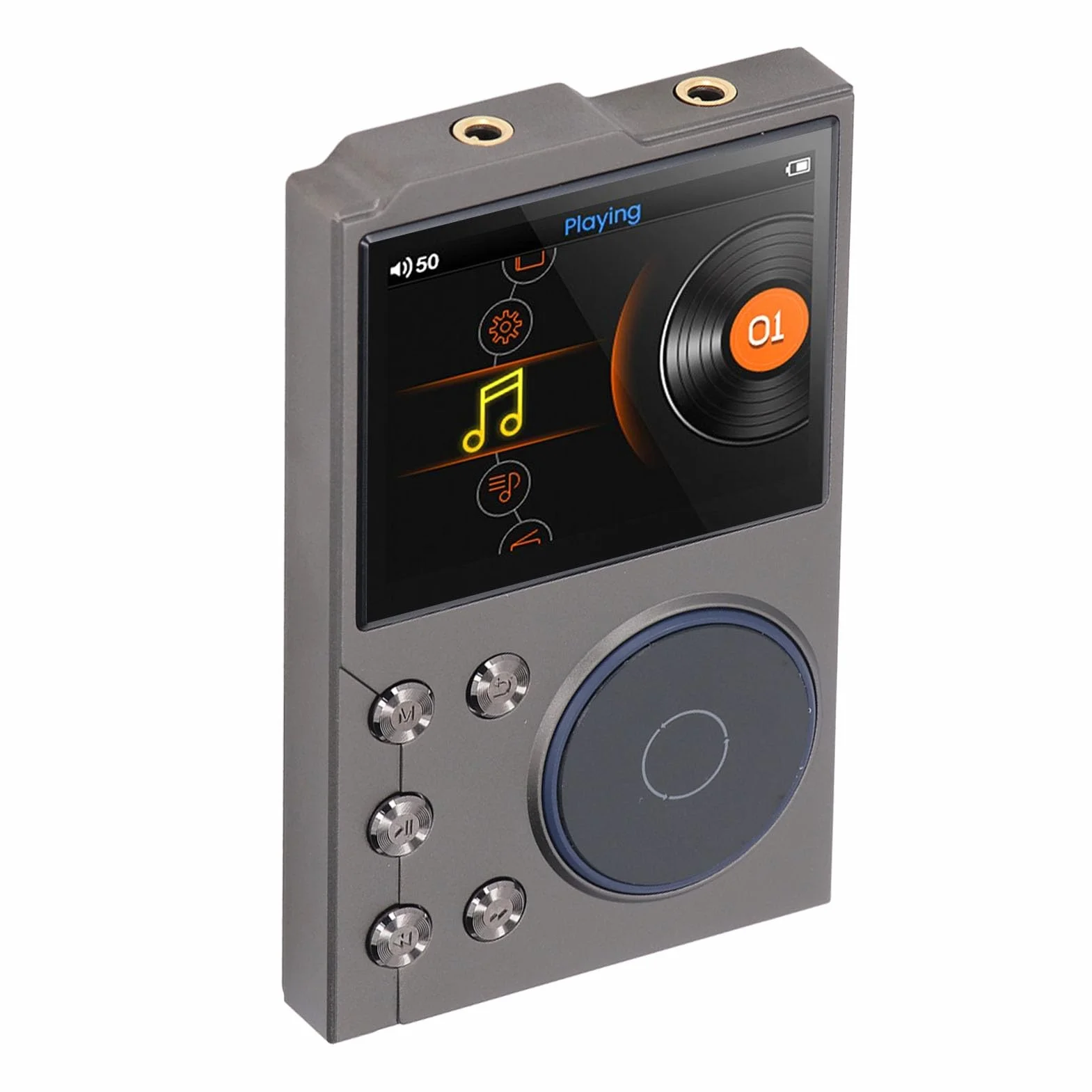 Lettore Musicale Digitale Portatile Bluetooth 5.3 Suono Lossless Ad Alta Risoluzione per L'ascolto in Movimento Lega di Zinco 2,4 Pollici