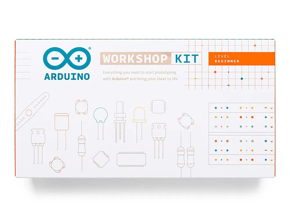 Arduino Workshop Kit [AKX00013] - Kit completo per l'apprendimento dell'elettronica e della programmazione, ideale per principianti e appassionati